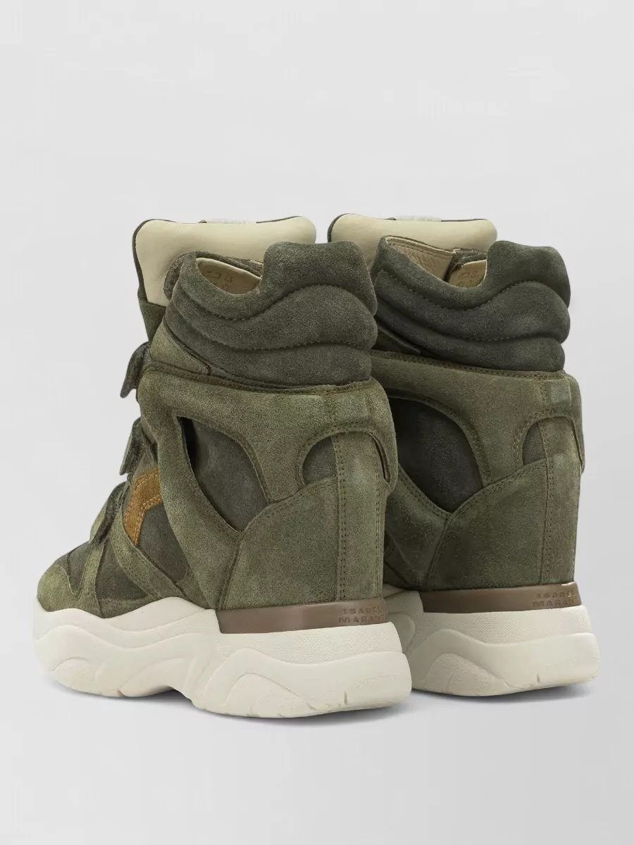 Isabel Marant Leather High-Top Sneakers