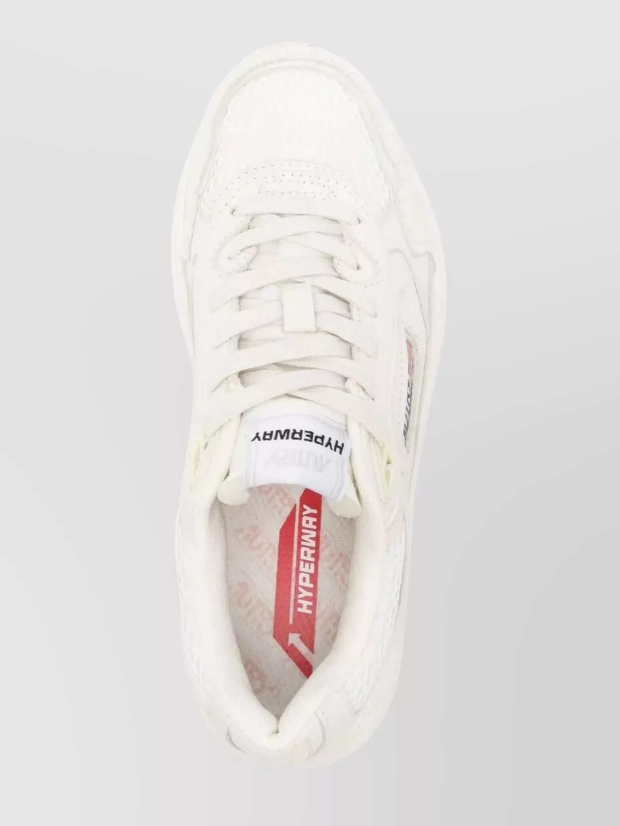 Autry Laminated Leather And Mesh Sneakers