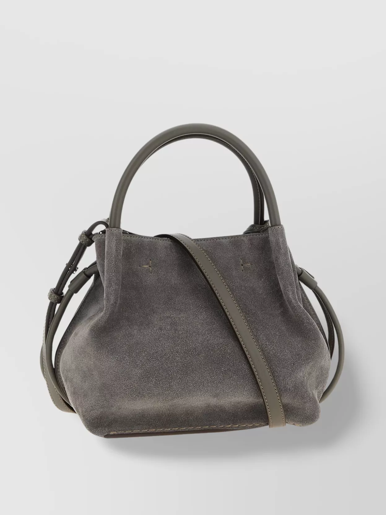 Tod's Small Structured Handbag Suede Finish