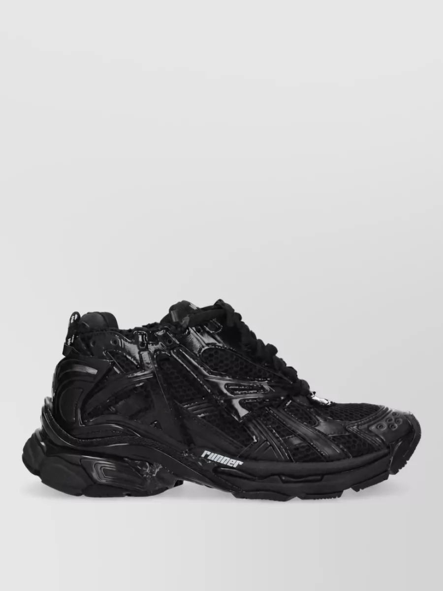 Balenciaga Textile High-Top Sneakers