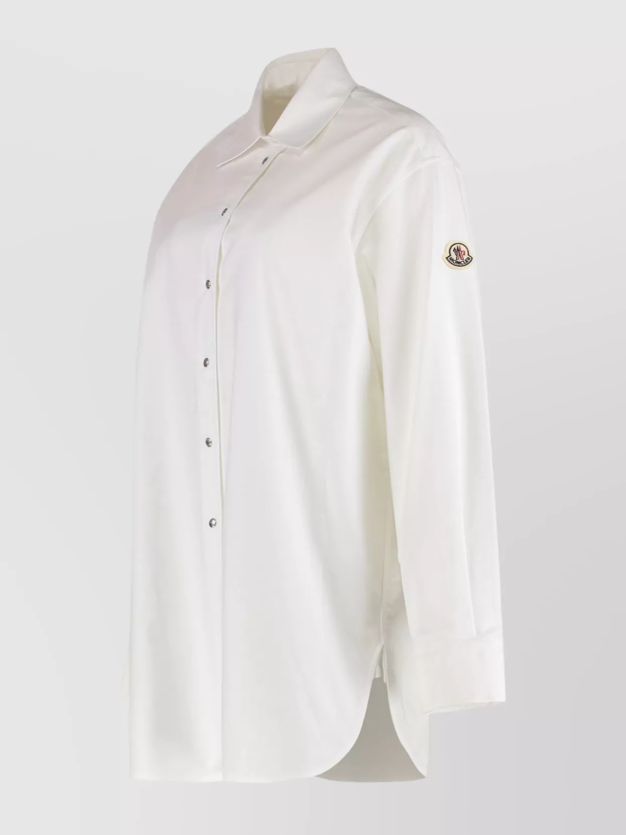 Moncler Cotton Poplin Shirt Polo Collar