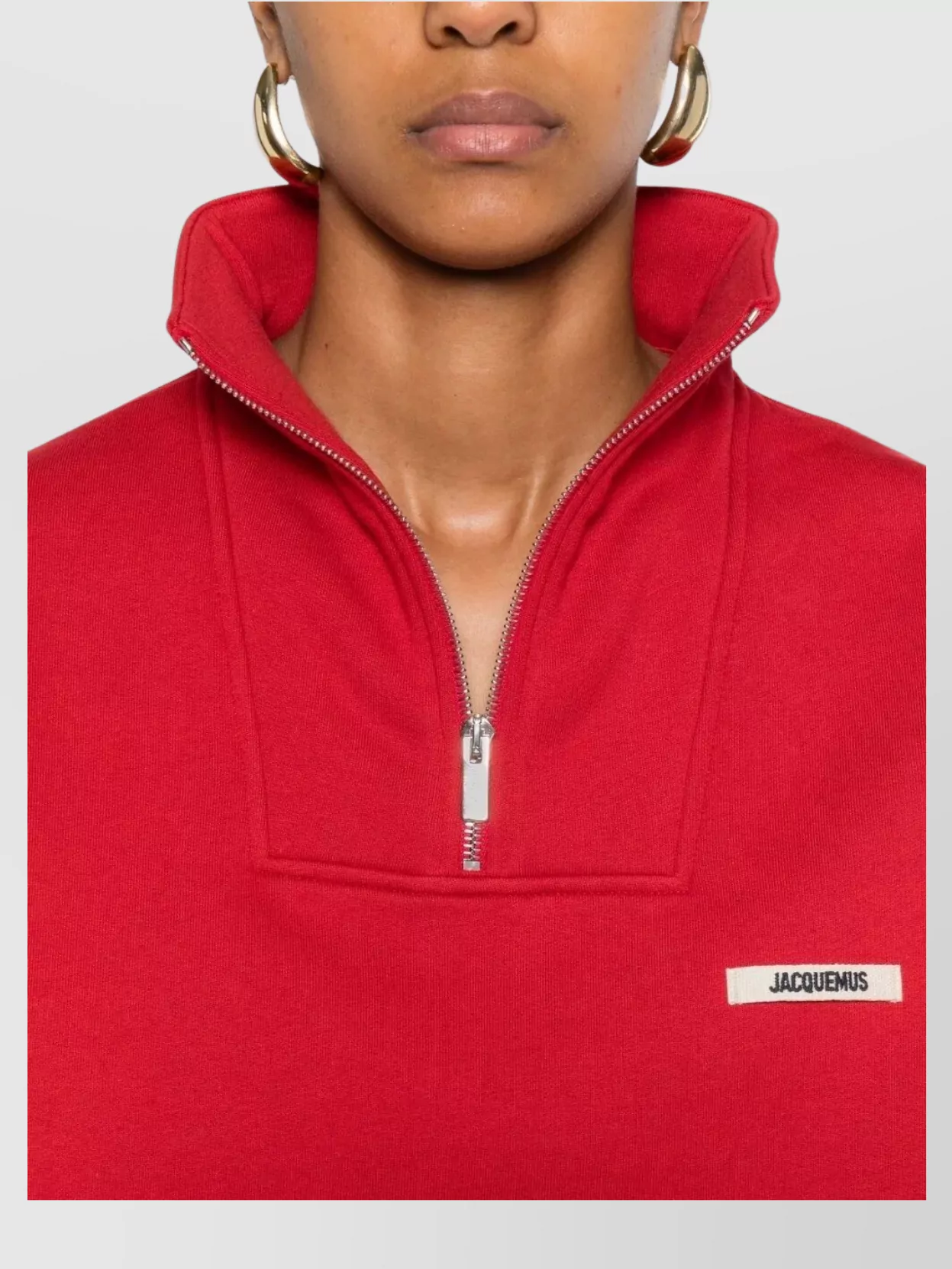 Jacquemus Chunky Ribbed Trucker High Collar