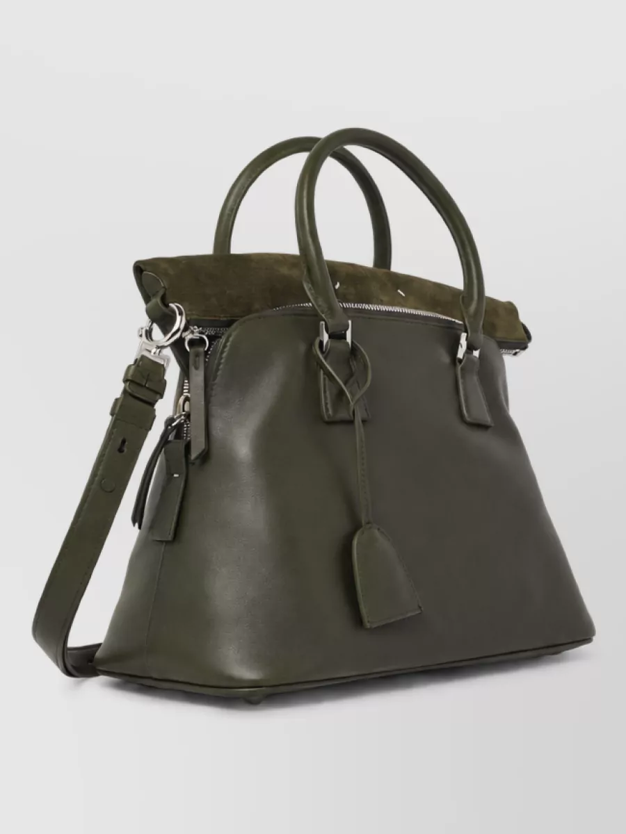 Maison Margiela 5Ac Medium Leather Shoulder Bag
