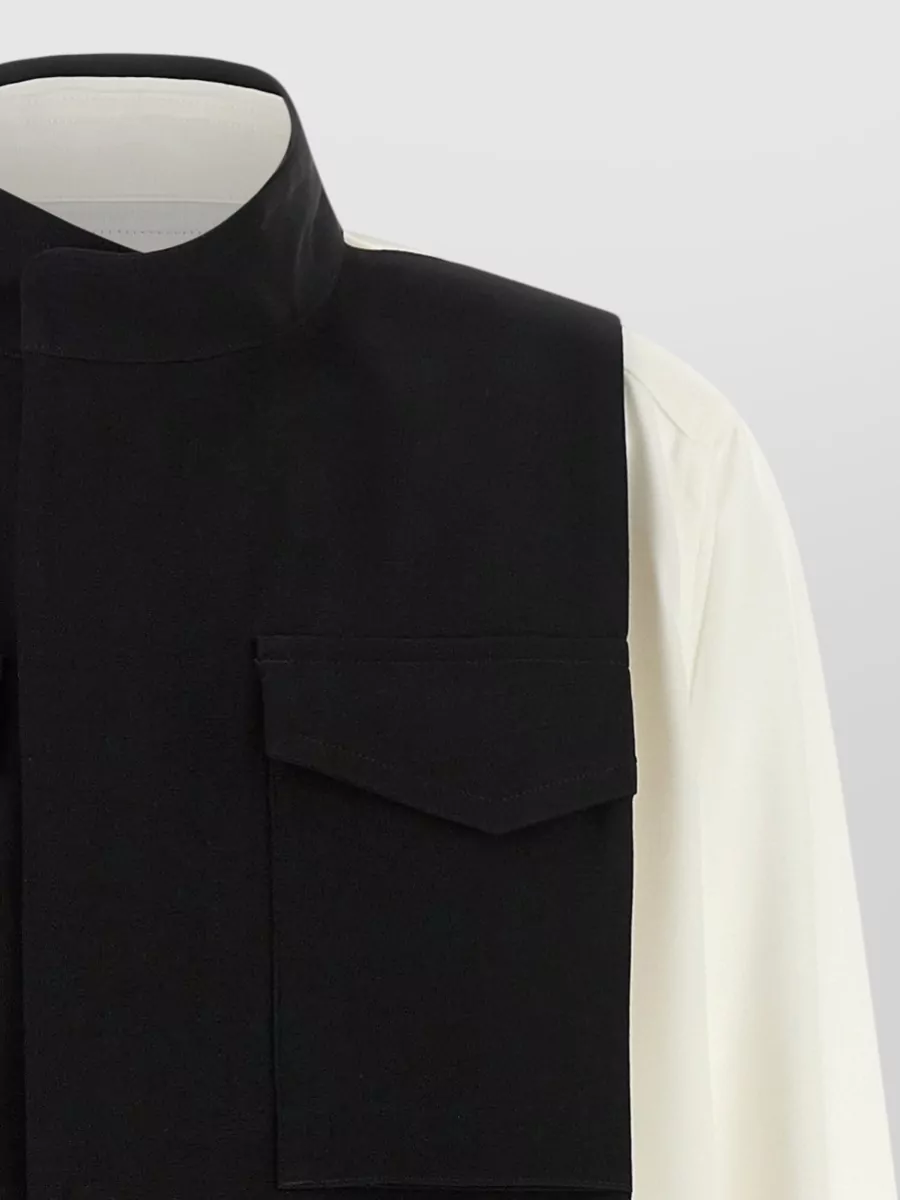 Sacai Hybrid Asymmetric Fitted Jacket