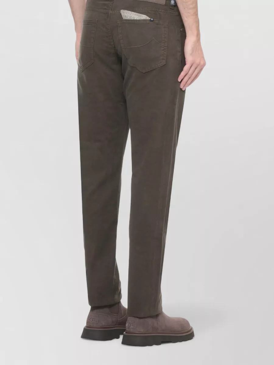 Jacob Cohen Mens Cotton Trousers Five Pocket Design
