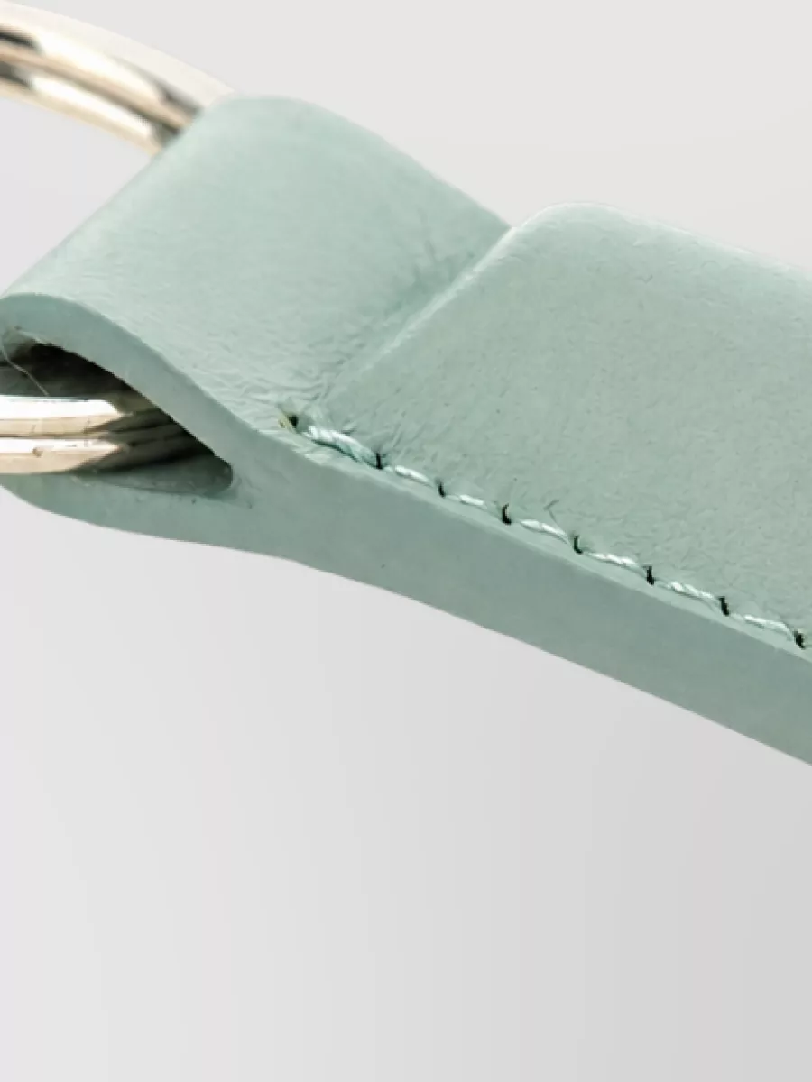 Jil Sander Leather Linea Keyring