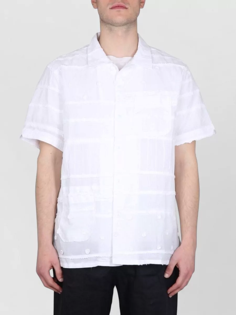 Engineered Garments embroidered shirt