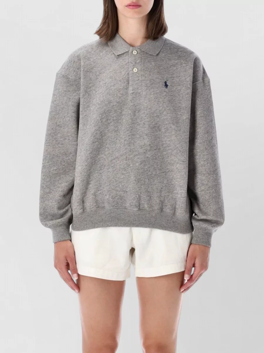 Polo Ralph Lauren ribbed relaxed-fit sweatshirt