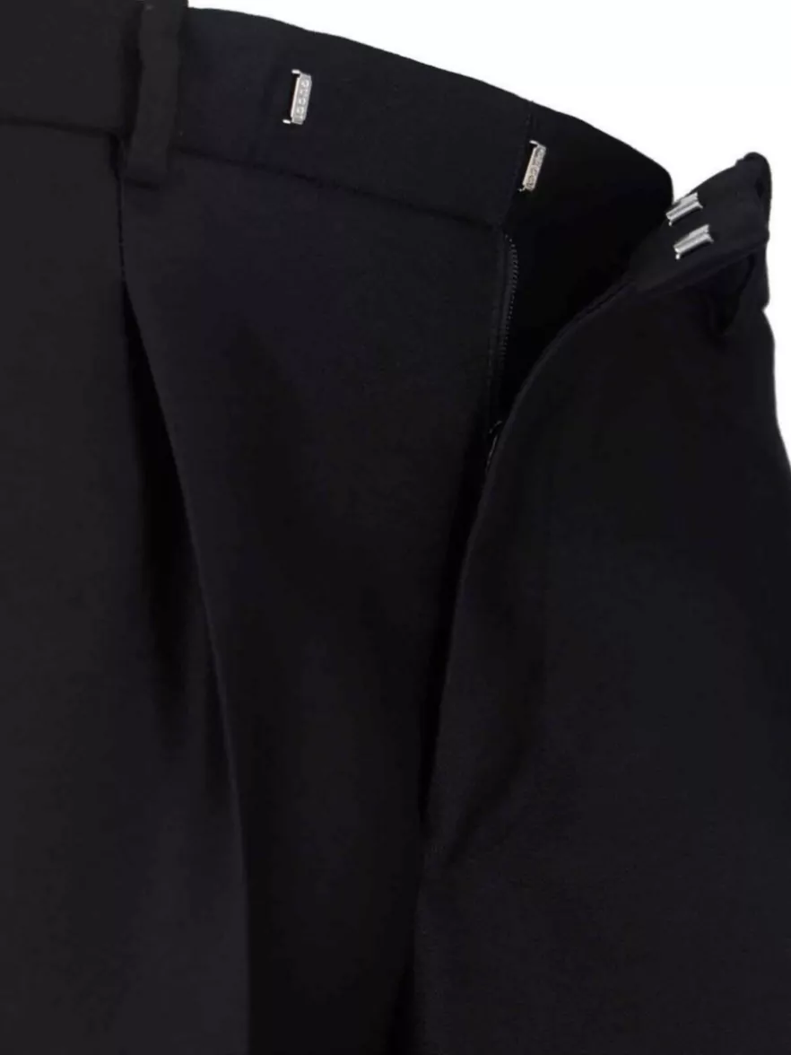 Gucci Straight Leg Trousers With Belt Loops And Pocket