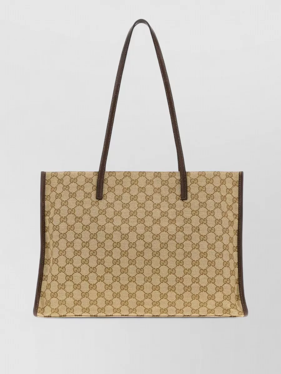 Gucci large fabric tote bag