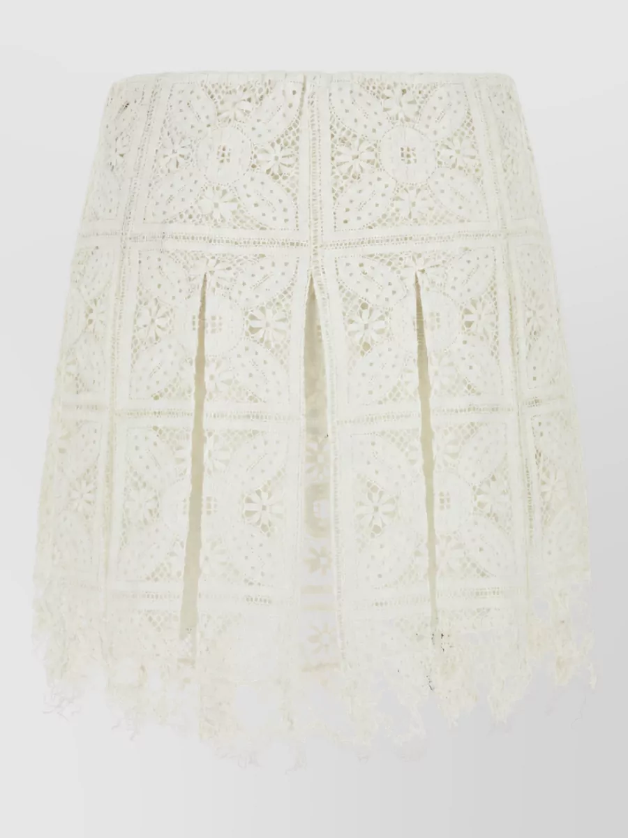Loewe Paula's Ibiza Lace A-Line Skirt