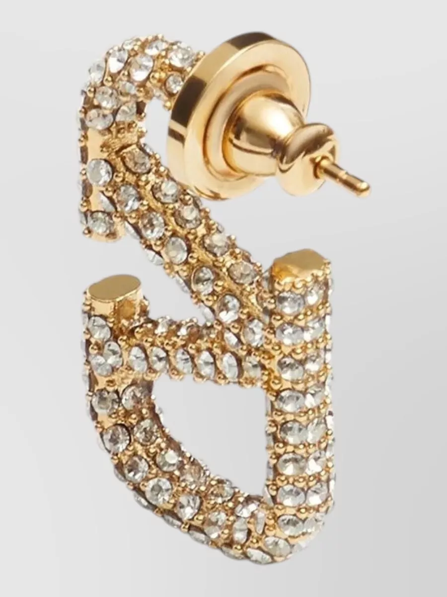 Valentino Garavani Crystal-Embellished Earrings