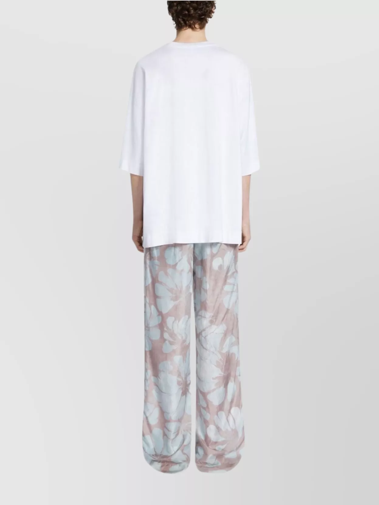Dries Van Noten Floral Print Crew Neck T-Shirt