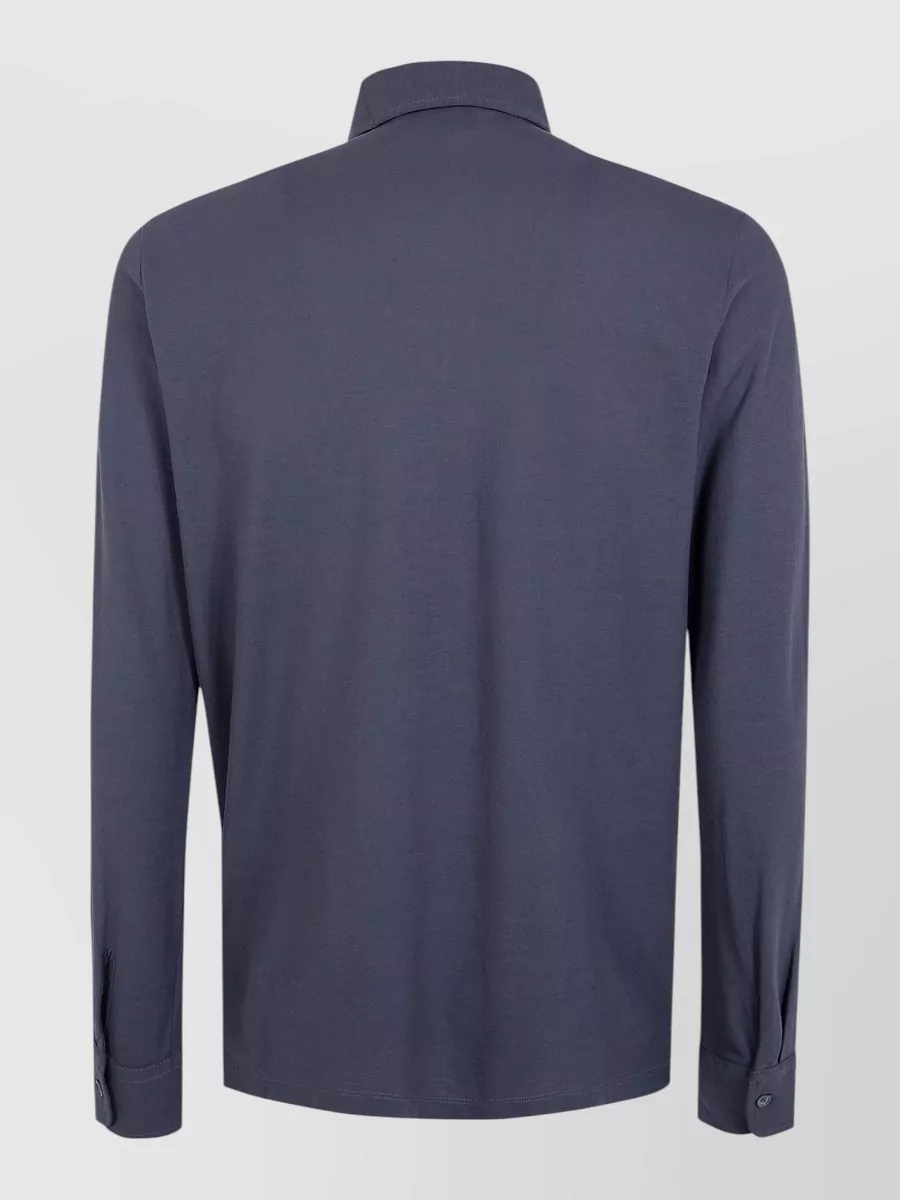 Zanone Cotton Short-Sleeve Polo Shirt