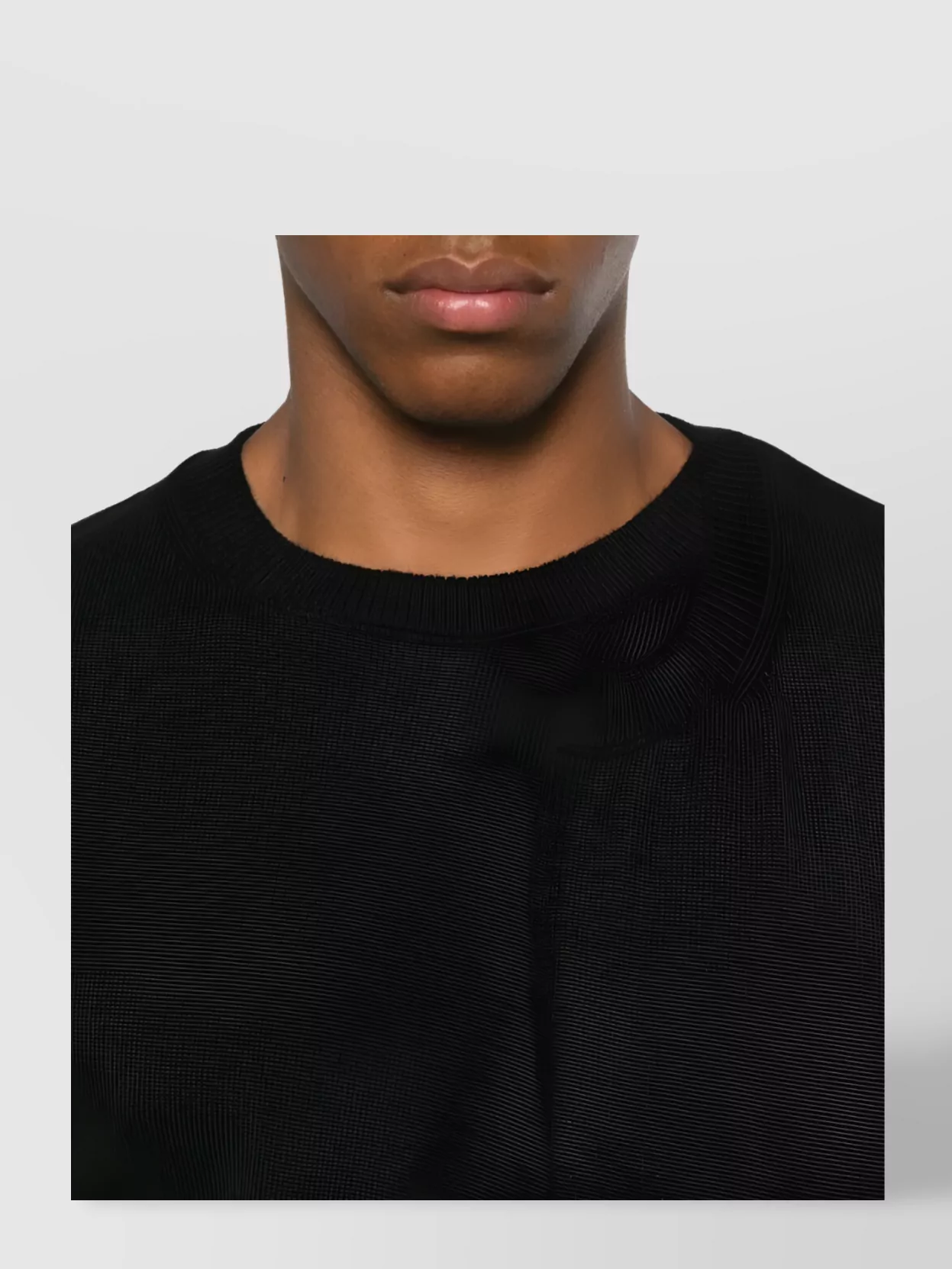Comme Des Garçons Asymmetric Long Sleeve Knit Top