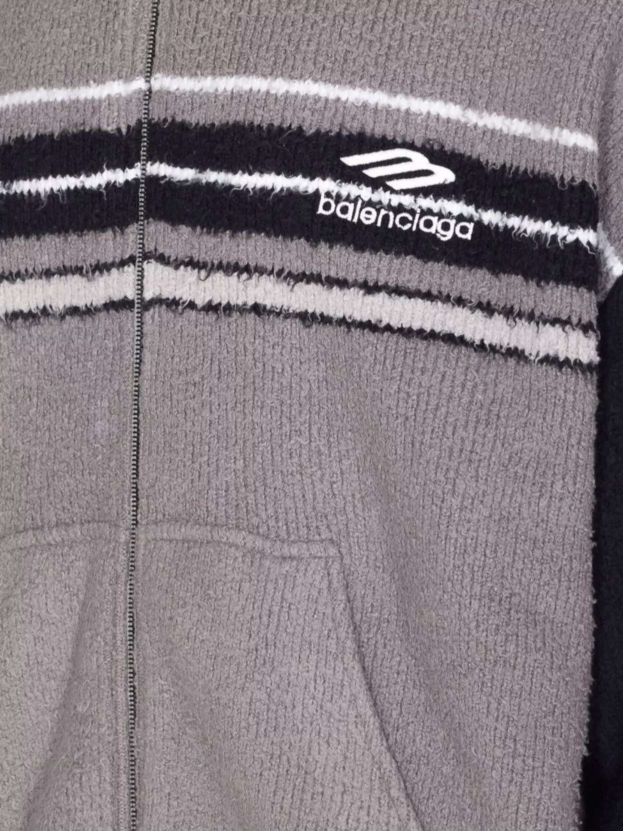Balenciaga Hooded Sweater With Pockets And Long Sleeves