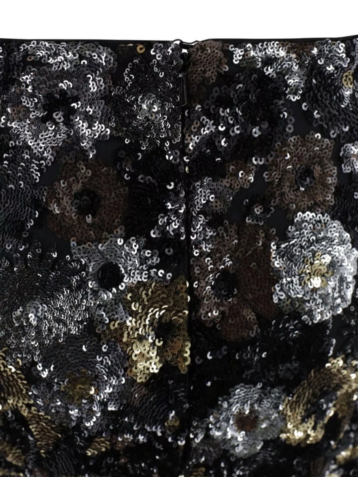S Max Mara Tulle And Sequin Pencil Skirt