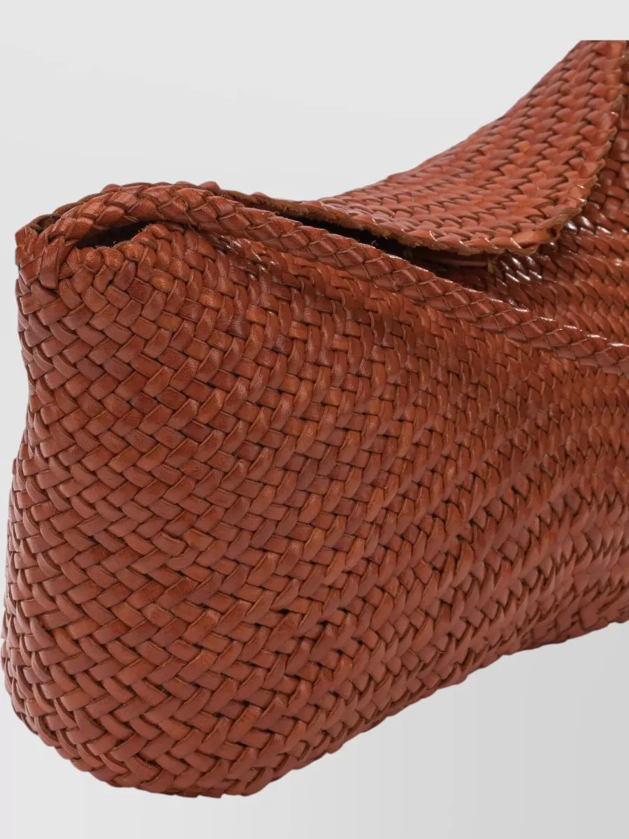 Dragon Diffusion Rectangular Shoulder Bag Woven Texture Strap