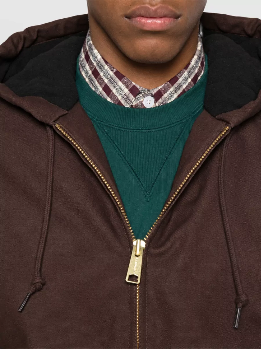 Carhartt Wip Cotton Hooded Padded Coat