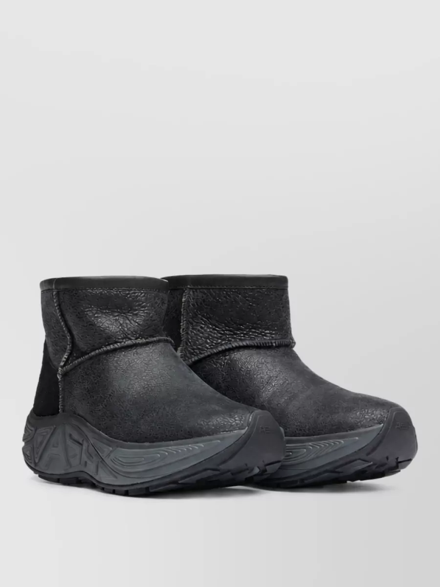 Ash leather low-top sneakers