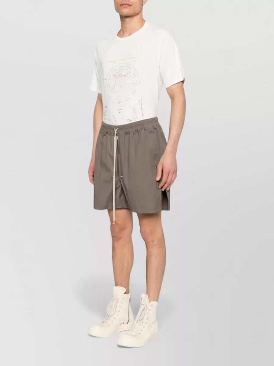 Rick Owens Cotton Deck Shorts
