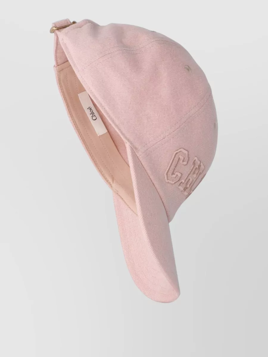 Chloé Cotton Logo Baseball Cap