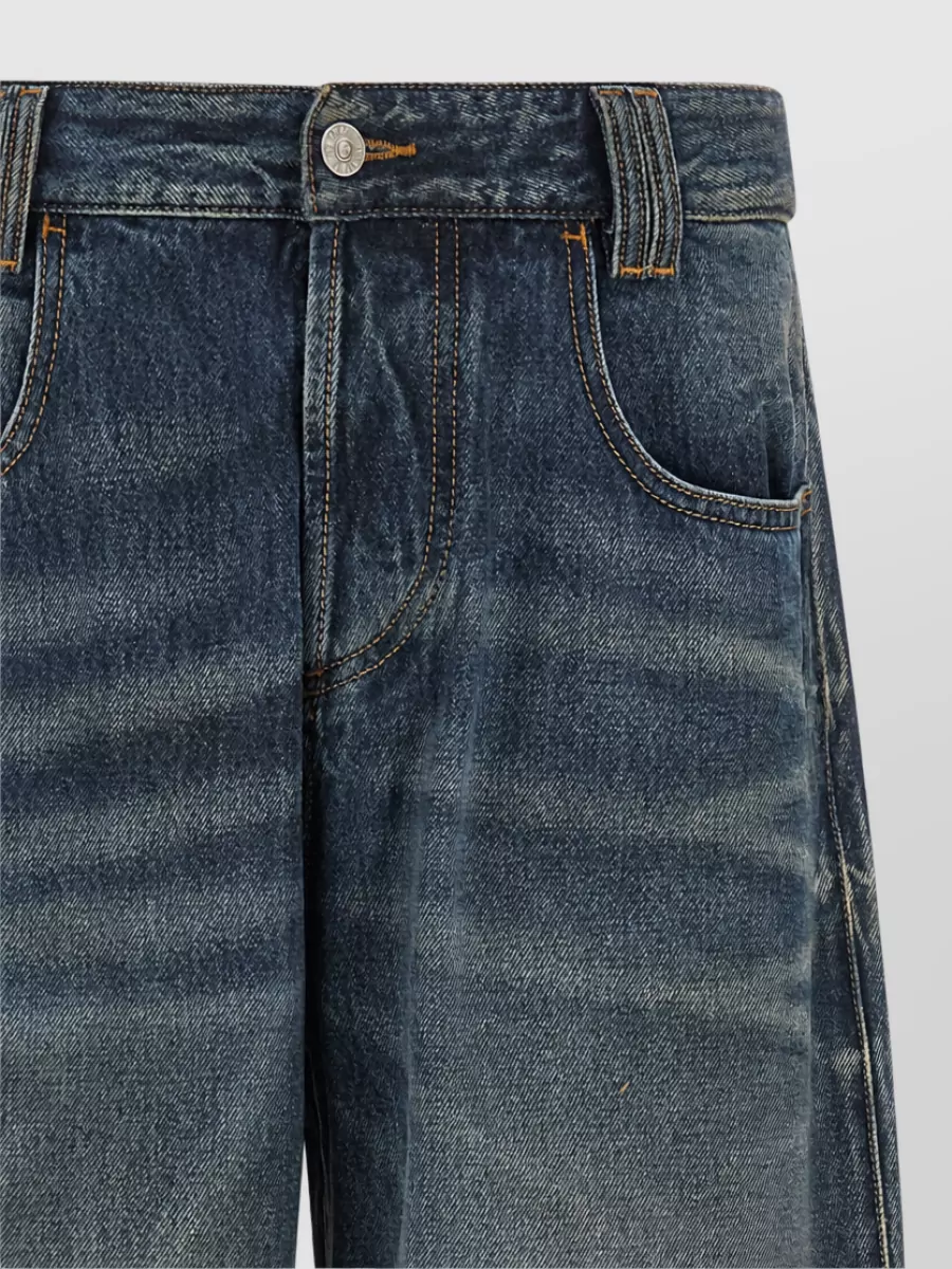 Diesel Denim High-Rise Wide-Leg Jeans