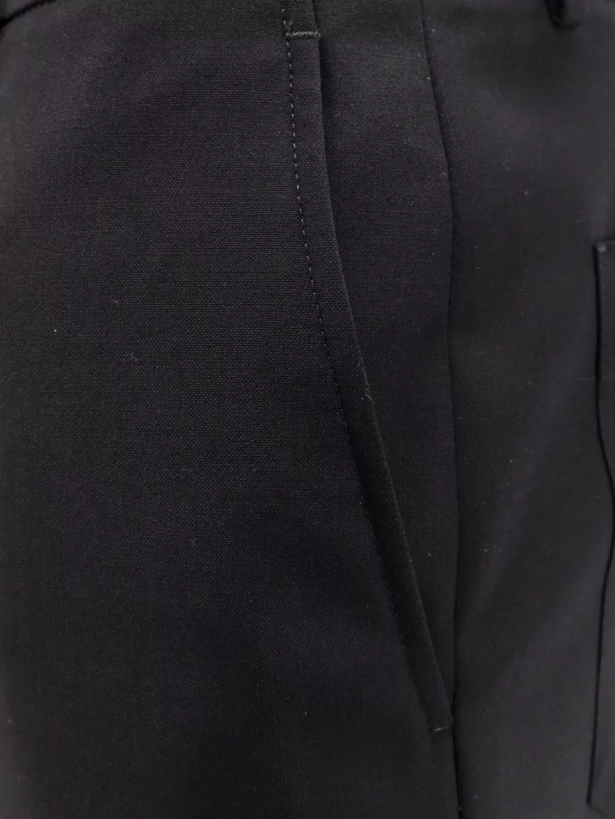 Valentino Wool Bermuda Shorts With Frontal Pleats