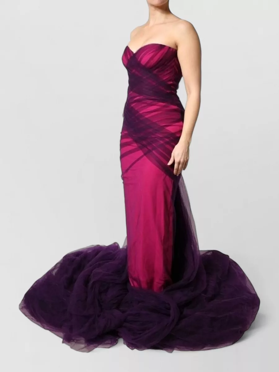 Dolce&Gabbana Strapless Sheath Gown