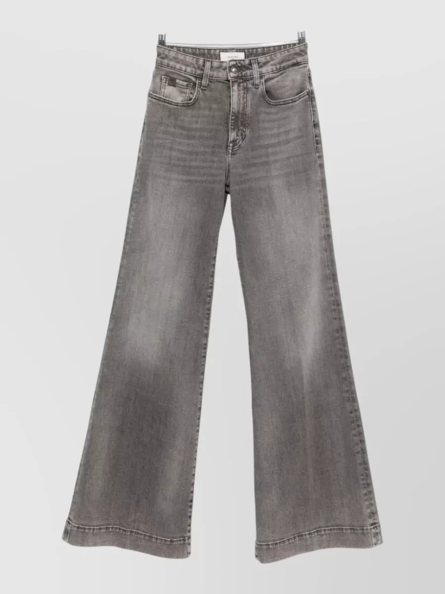 Jacob Cohen denim high-rise wide-leg jeans
