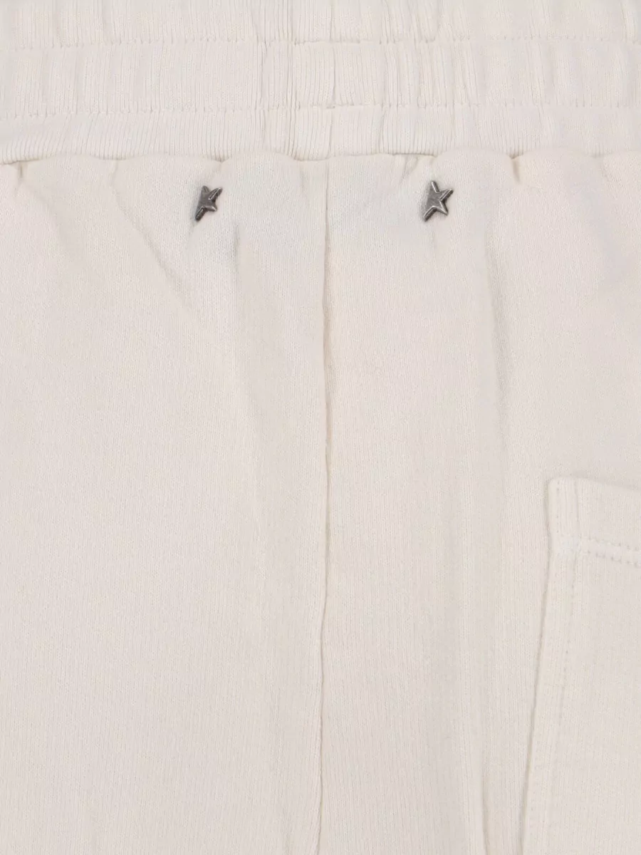 Golden Goose Wide Leg Trousers Star Embellishments Pockets