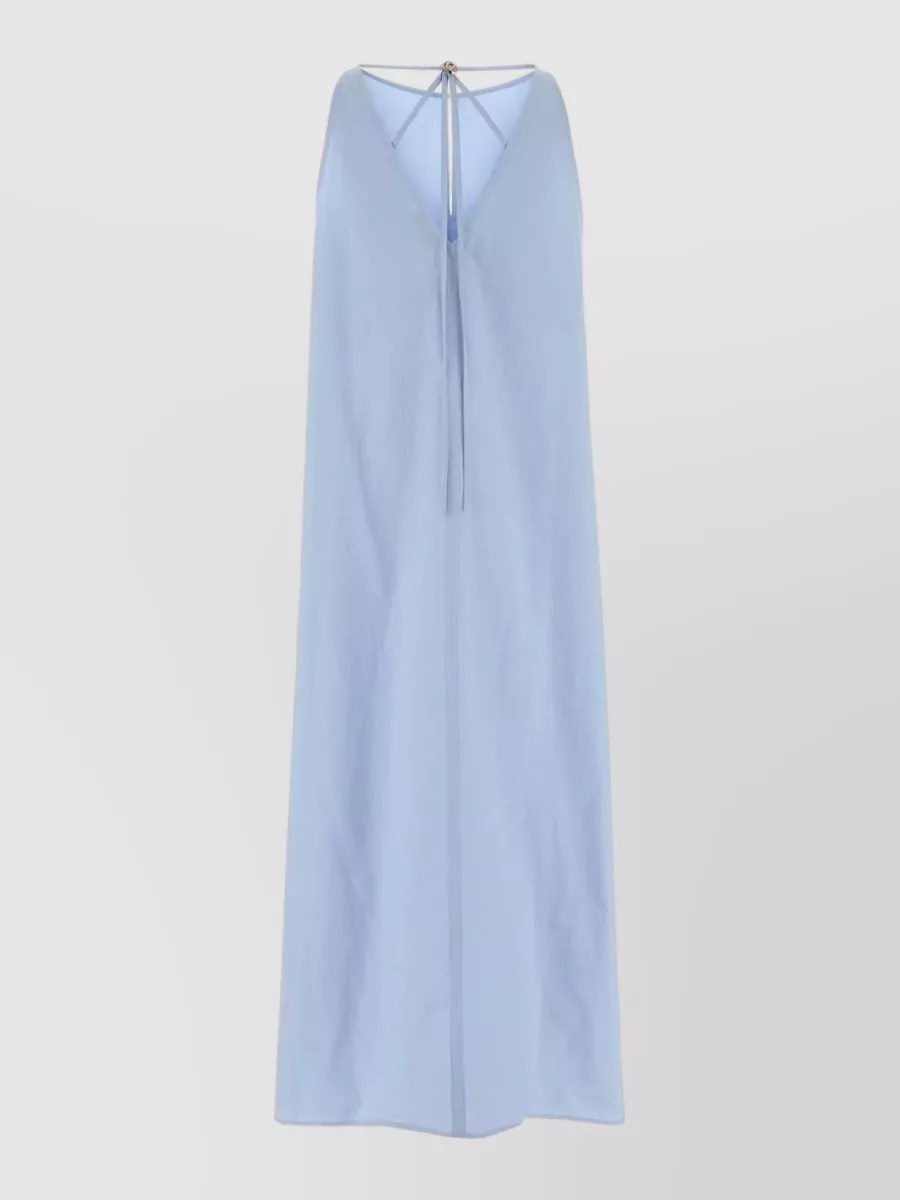 Agnona Cotton Poplin Midi Dress
