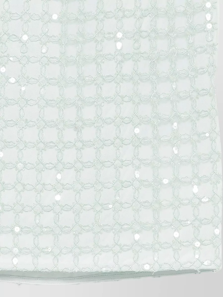 Rotate Beaded Mini Skirt