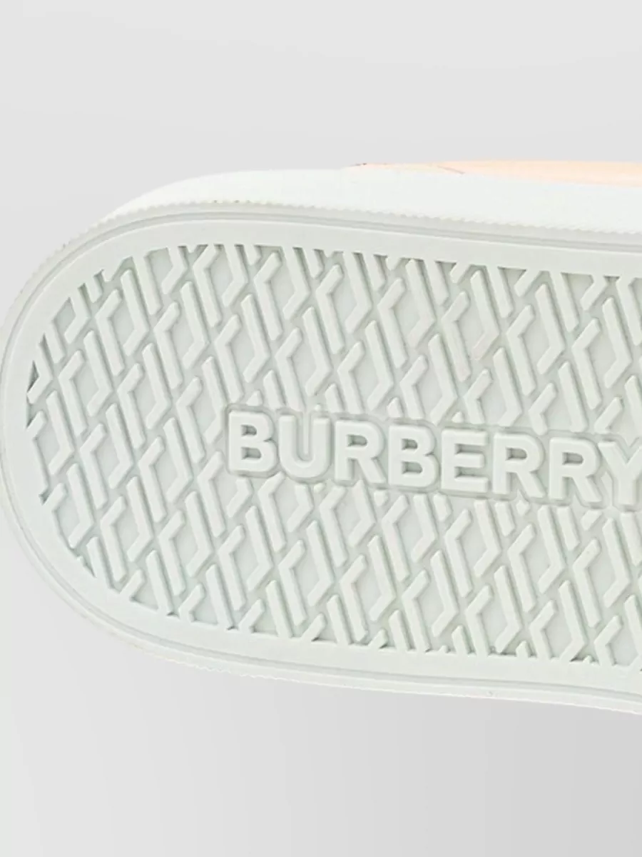 Burberry Leather Low-Top Sneakers