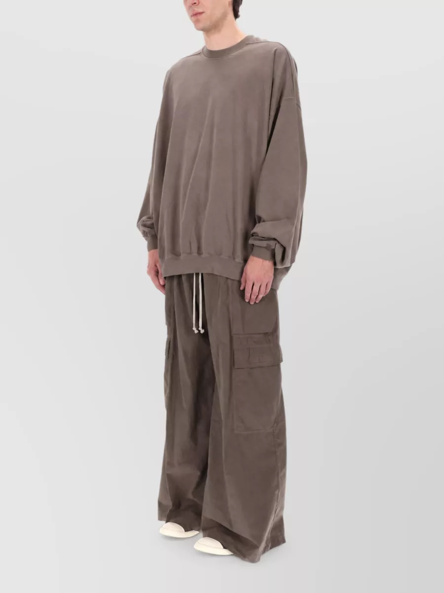 Rick Owens Drkshdw Cotton Crewneck Sweatshirt