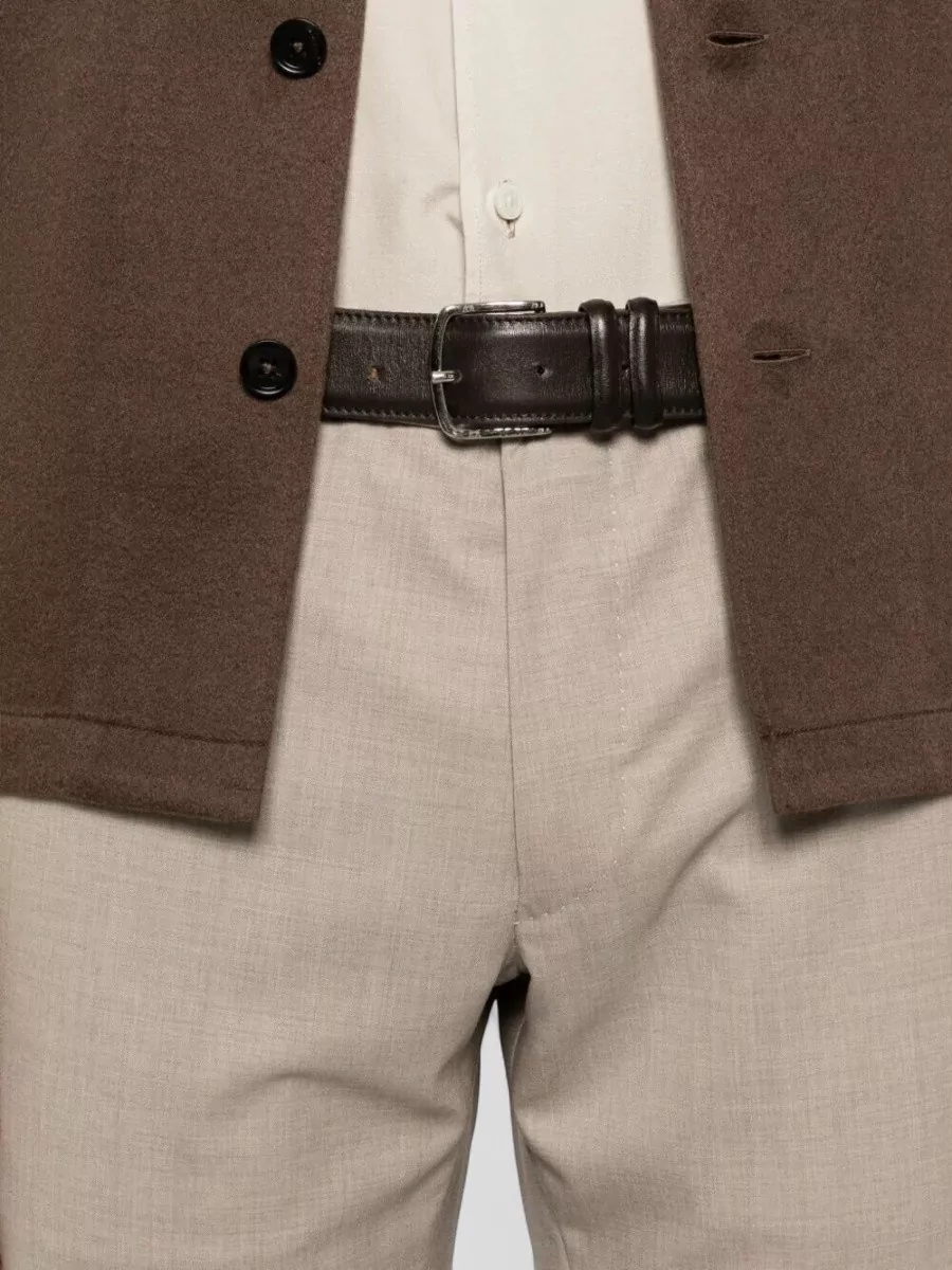 Incotex Virgin Wool Regular-Fit Straight-Leg Trousers