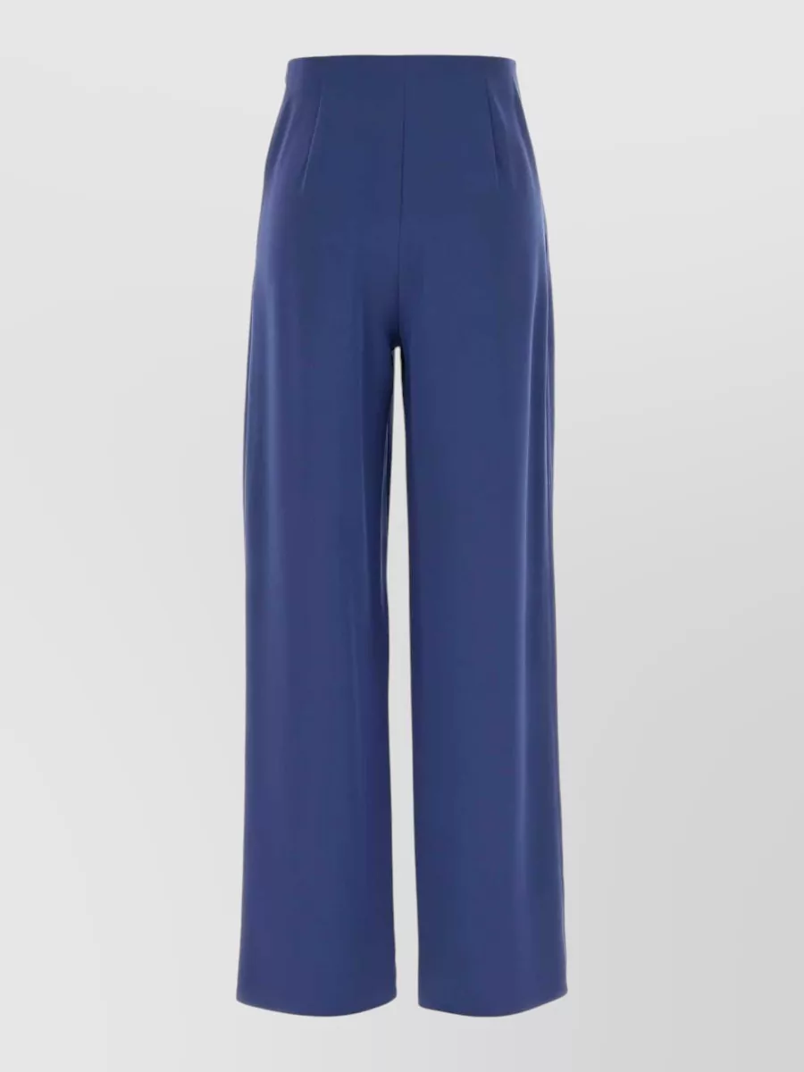 Max Mara Stretch Satin Palude High Waist Palazzo