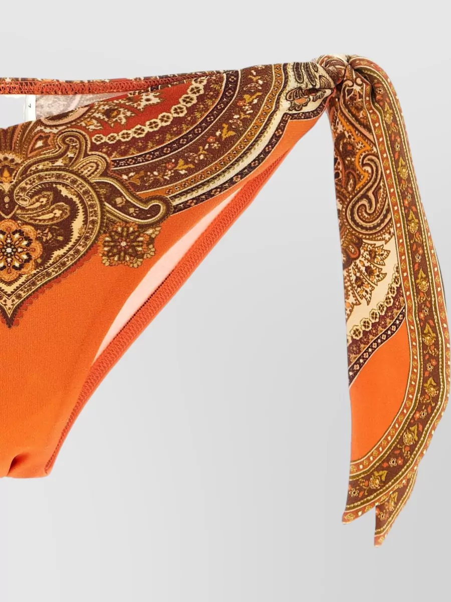 Zimmermann Paisley-Print Low-Rise Bikini Briefs