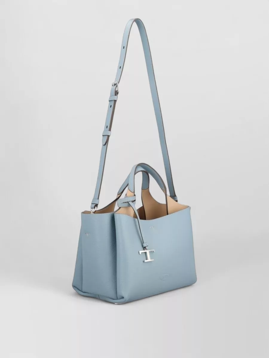 Tod's Small Leather Tote Bag Top Handle Strap