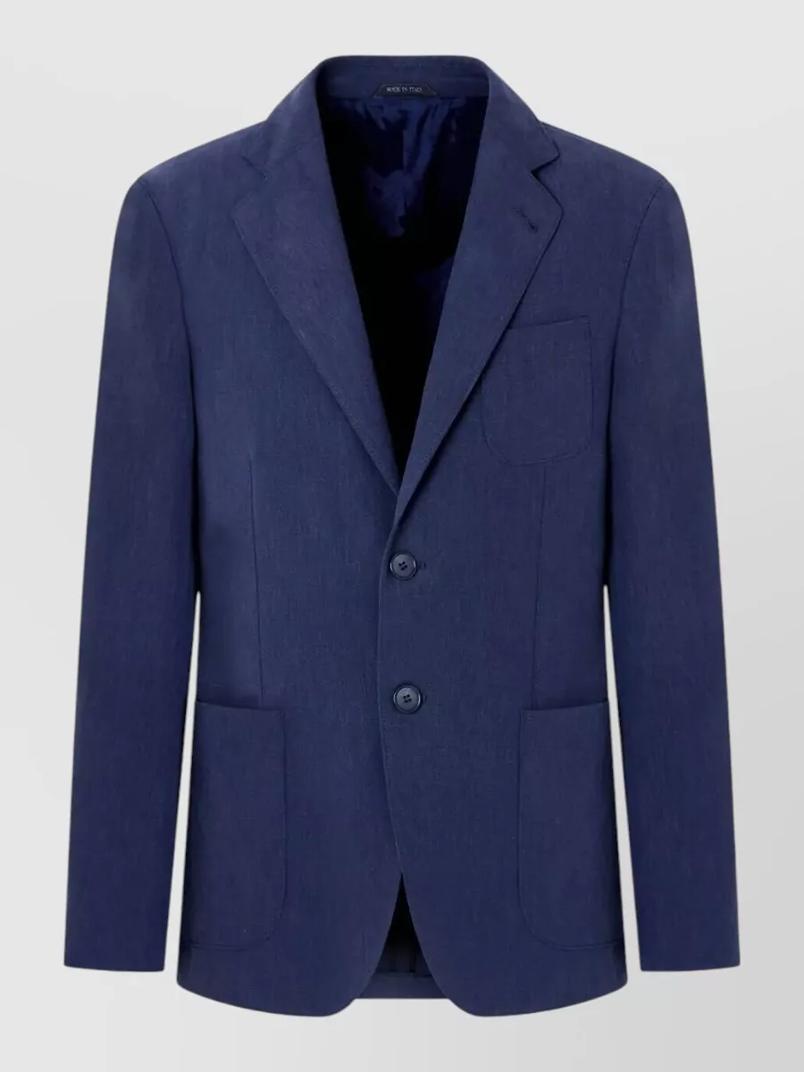 Giorgio Armani linen single breasted blazer