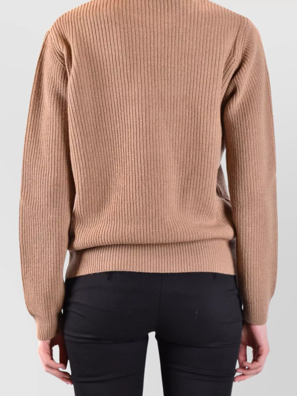 Pinko Ribbed Crew Neck Knitwear Sweaters