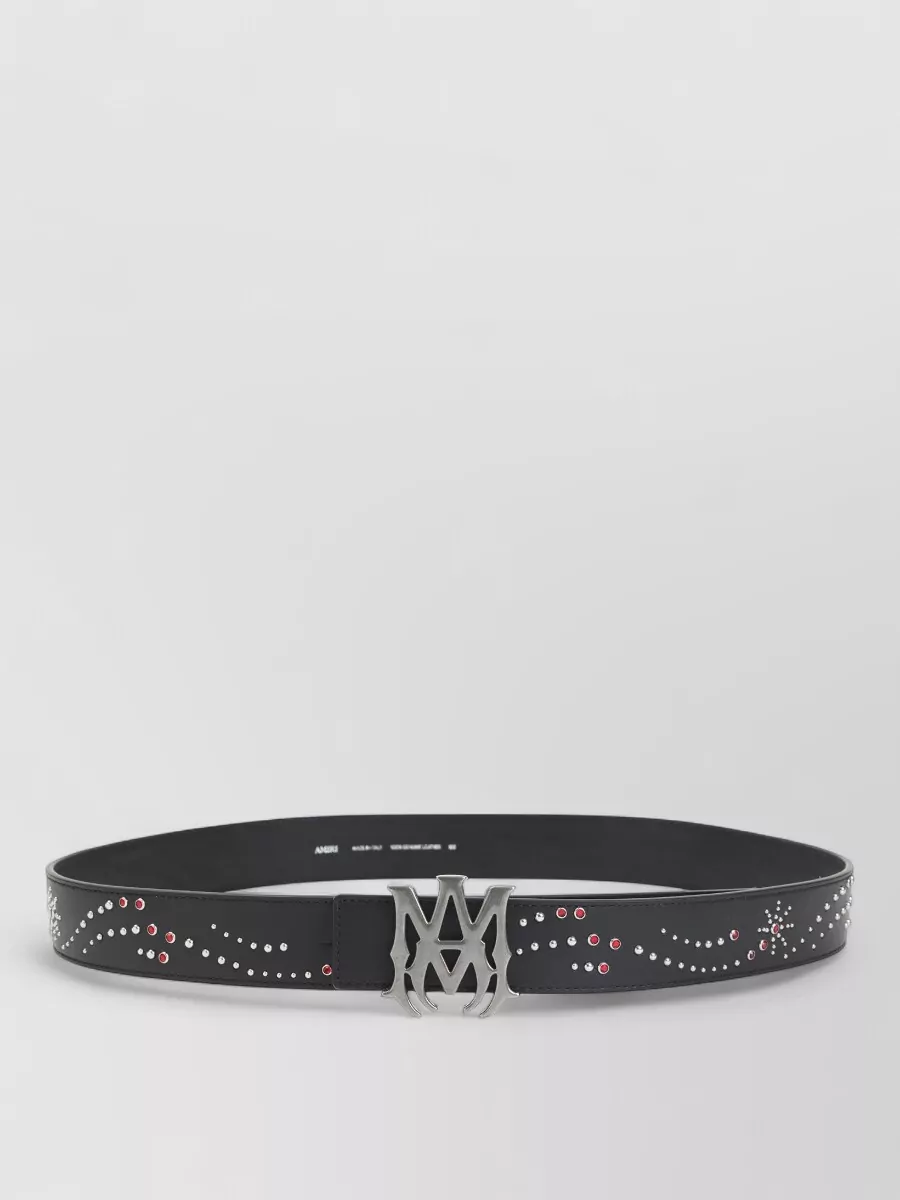 Amiri Leather Studded Belt