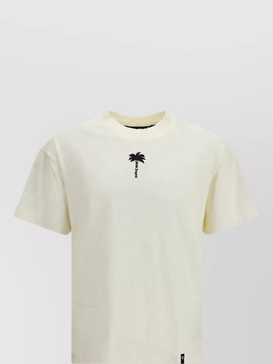 Palm Angels Cotton logo print short sleeve t-shirt