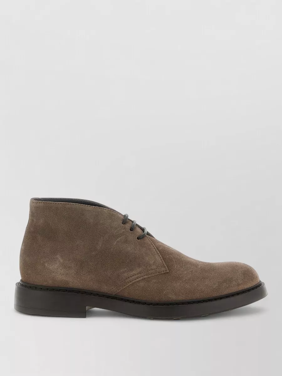 Doucal's Leather Derby Shoes
