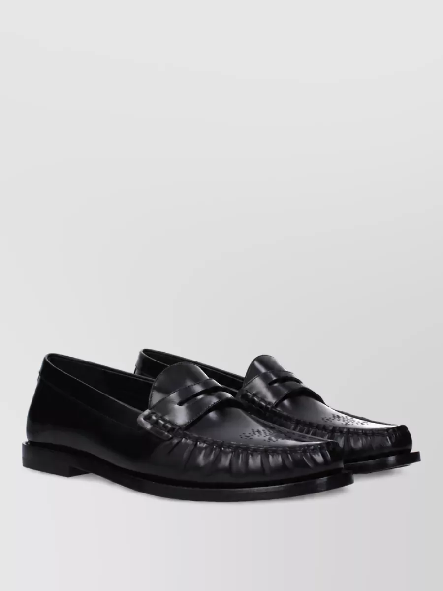 Celine leather loafers