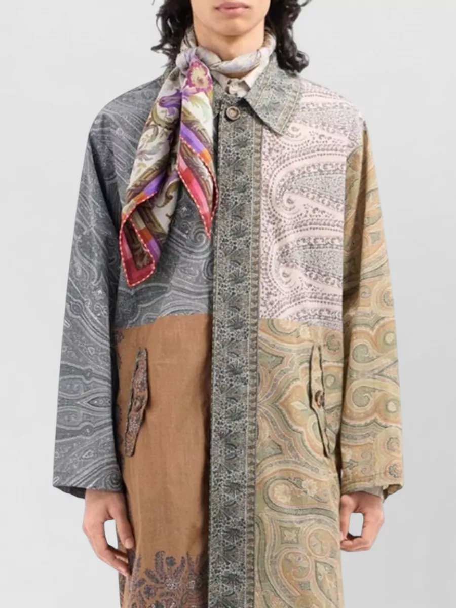 Pierre Louise Mascia Floral-Print Silk Scarf