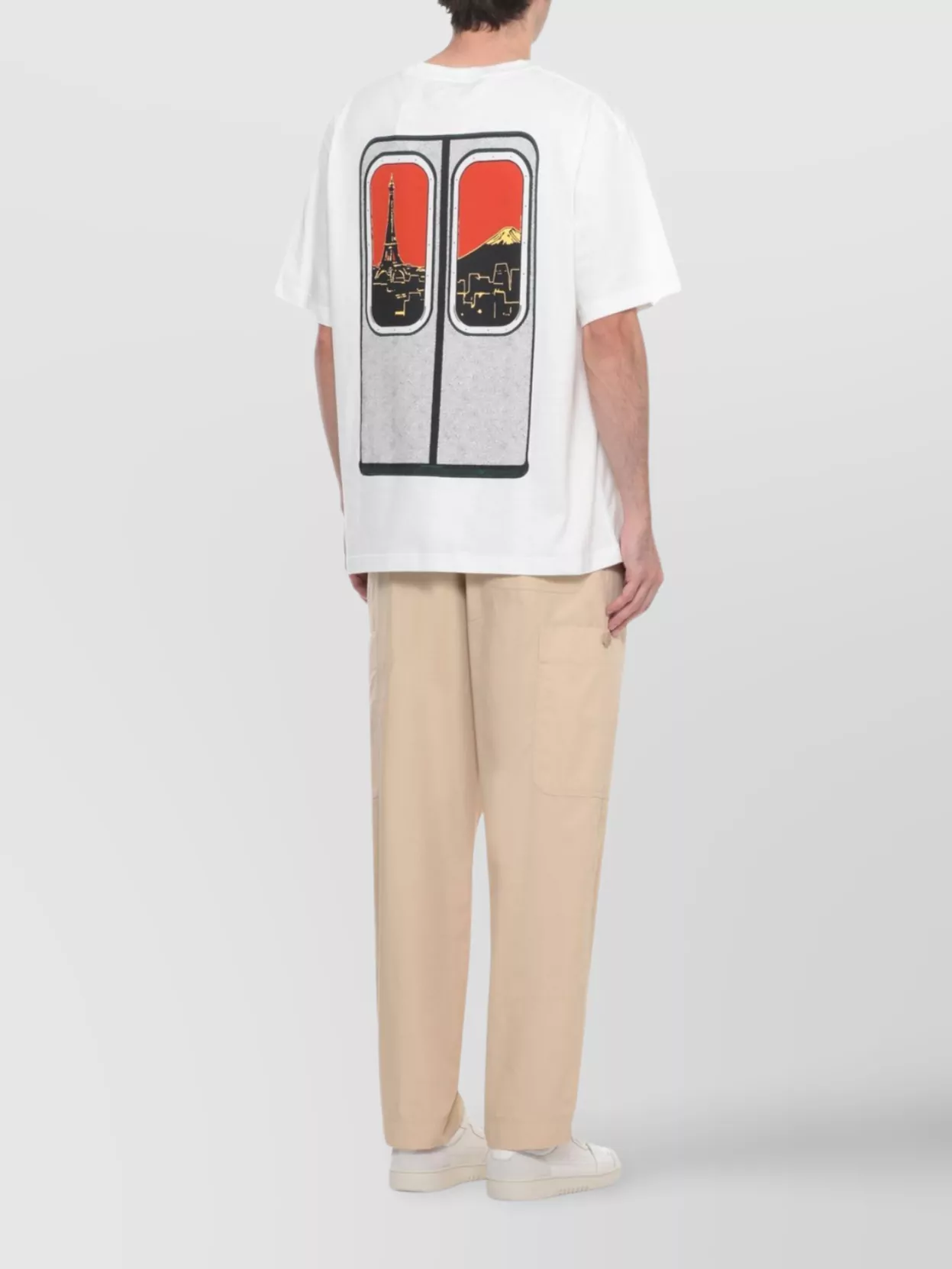 Kenzo Graphic Print Crew Neck Short Sleeve T-Shirt