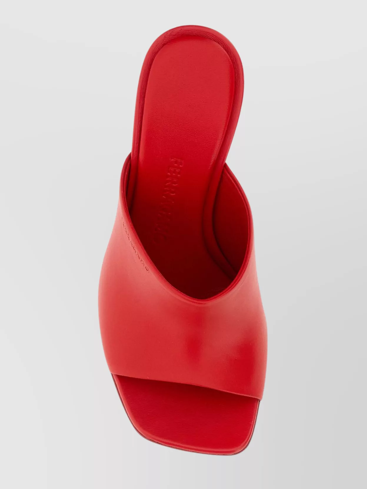 Ferragamo Nappa Leather Mules Gancini Heel
