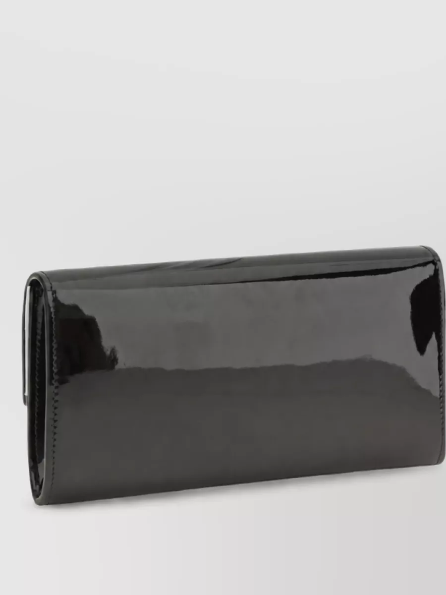 Jimmy Choo Emmie Leather Clutch Bag