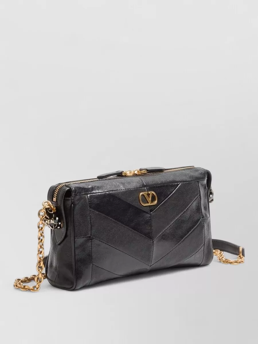 Valentino Garavani Panthea Small Leather Shoulder Bag